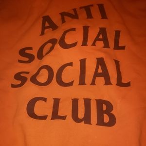 Anti social social club hoodie size XL